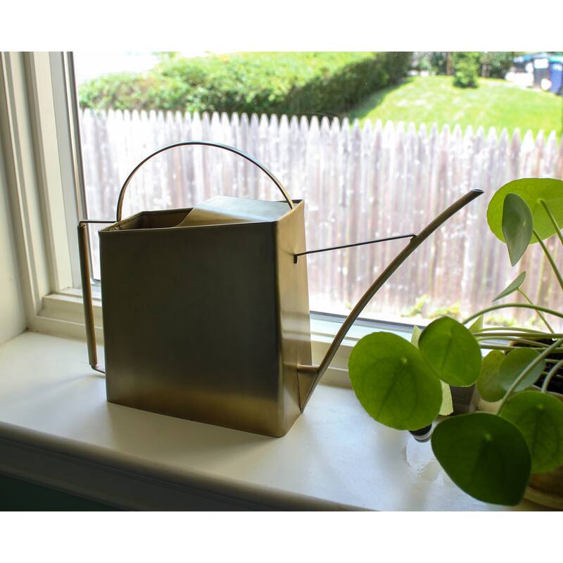 Achla Designs 13"L Brushed Finished Solid Brass Elegant Modern